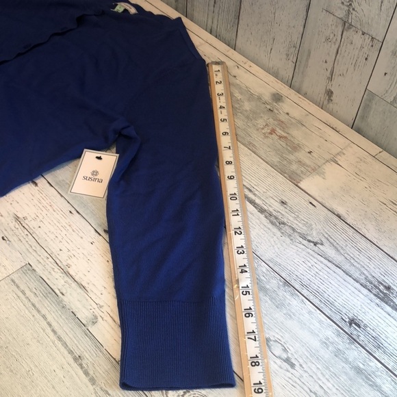 Susina Pointelle Button Front Cardigan NWT Large - Picture 8 of 9